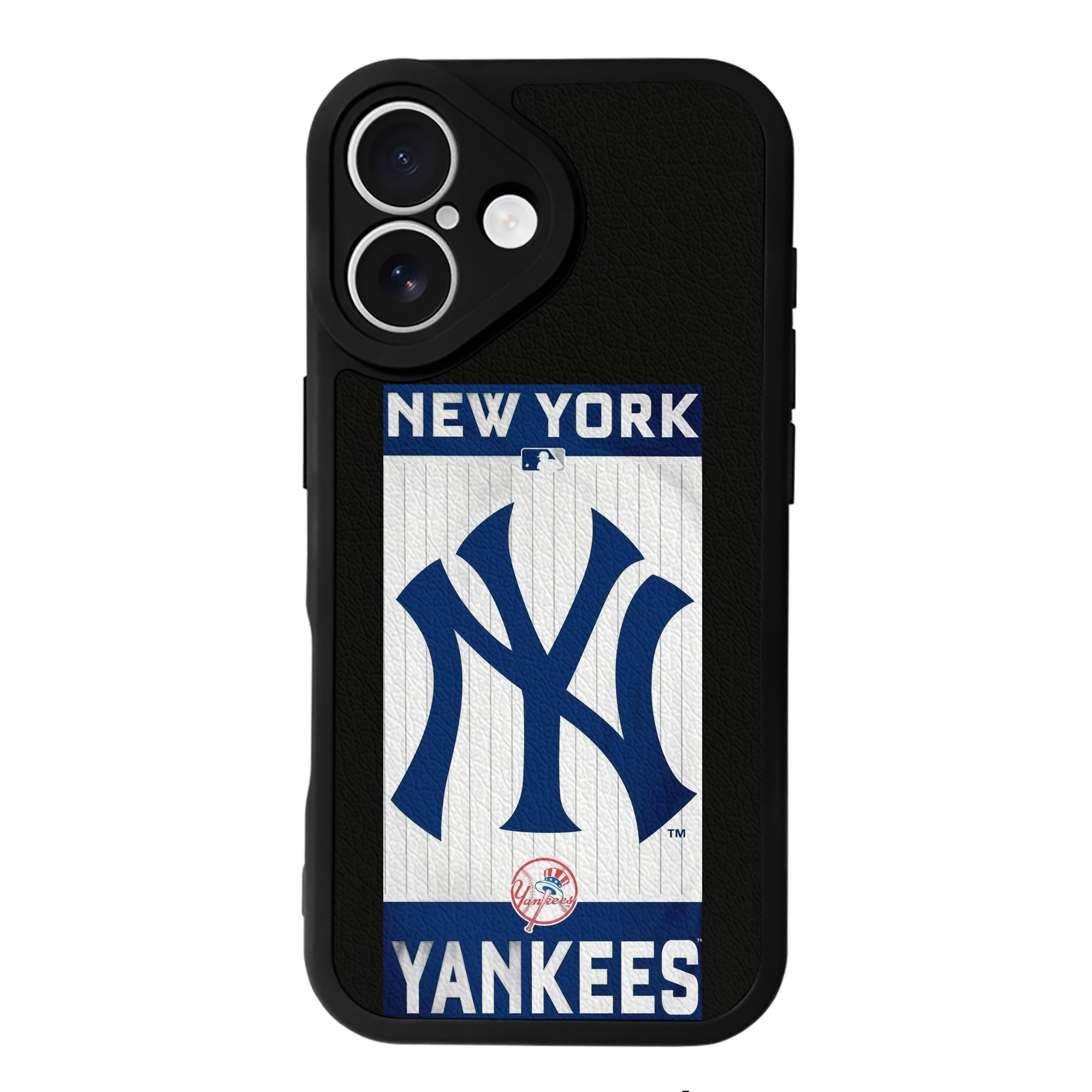 New York Yankees 23 IPhone 16 Silicone Leather Case – UV Print, Lambskin Texture – Perfect Fit, Wireless Charging Compatible, Scratch Resistant, Precise Cutouts – Stylish Protection For IPhone 16
